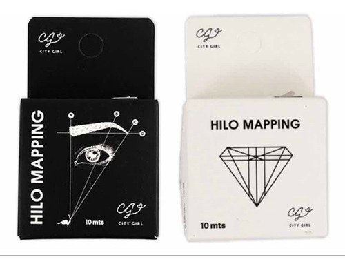 Hilo Marcador Tinta Negro Microblading Perfilador Ceja 10m