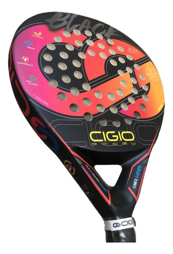 Paleta De Padel Cigio Black Padle Paddle Padle Principiantes