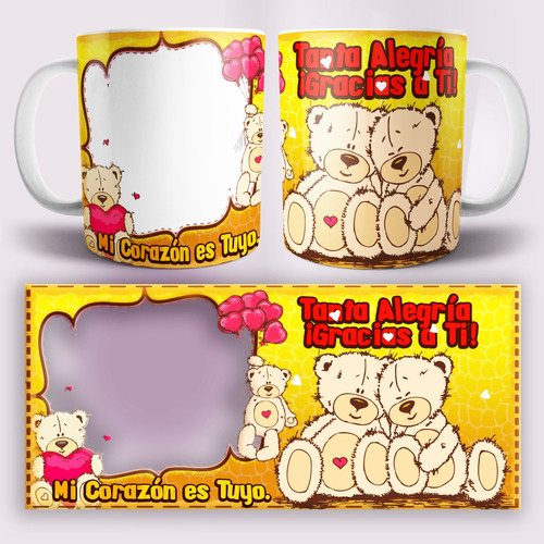 Taza Cerámica Personalizadas, Imagen Amor Y La Amistad