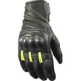 Guantes Para Motociclista Con Protecciones Turer Troy Piel Color Negro Talla Xxl