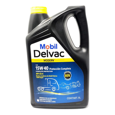 Aceite Motor Diesel Mobil Delvac Modern 15w40 Api Ck-4 Tapa Amarilla | Envío gratis