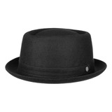 Gorro Lierys Panno Lana Pork Pie Negro 7-7