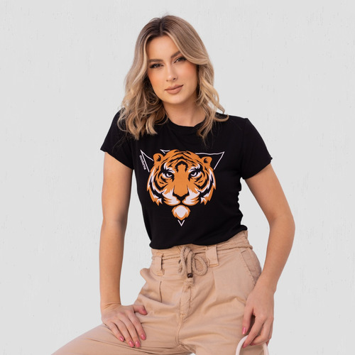 Blusa Tshirt Camiseta Feminina Estampada - Várias Cores