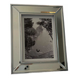 Porta Retrato Box Bordes Con Espejo Biselado 15x20