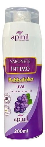 Sabonete Intimo Babbaloko Uva 200ml Apinil