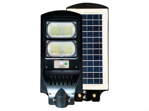 Luminaria Solar 60w Reflector Led Sensor Control Remoto Luz