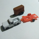 The Ertl Camioneta  Stepside Pickup Blanca Remolque Caballo 