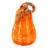 Estatuilla De Cristal De La Calabaza De La Decoración De L