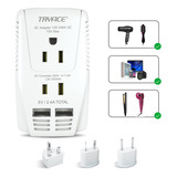 Convertidor De Voltaje Tryace 220 V A 120 V 2000 W , Blanco