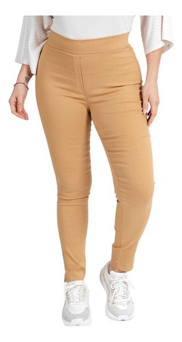 Pantalón Calza Mujer Bengalina Elastizado Chupin Tallegrande