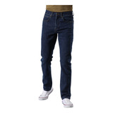 Jeans Hombre Brooklyn Classic Straight Fit Dark Stonewash