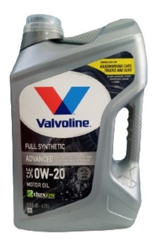 Valvoline 0w20 Advanced Sintético X 4.73 L