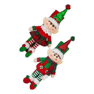 ¡feliz Navidad! Bonita Figura De Muñeca Con Tapa Navideña Pa