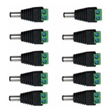 Pack X10 Conector Macho De Poder Dc Cámaras