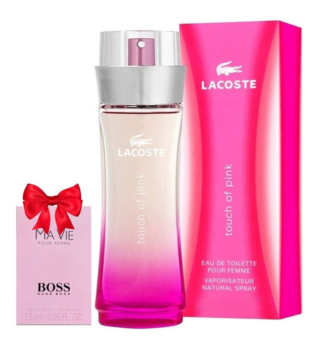 Lacoste Touch Of Pink 90ml Dama Original + Regalo