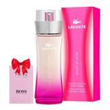 Lacoste Touch Of Pink 90ml Dama Original + Regalo