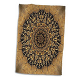 3d Rose Rich Gold   Mandala Twl424501 Toalla, 15 X 22