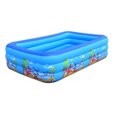 Piscina Inflable Rectangular Azul 305x175x60cm 3150 Litros