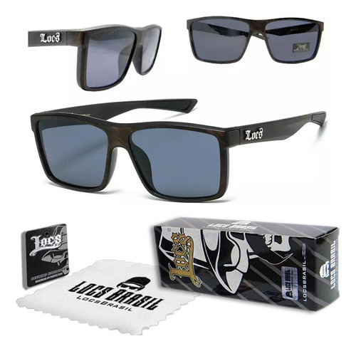 Óculos De Sol Locs Brasil - Dude Espelhado 91155  - Classic
