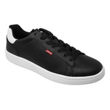 Tenis Negro De Piso Casual Zapatos Hombre Levis L2223611