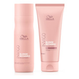 Shampoo Wella 250ml + Acondicionador Blonde Recharge 200ml 
