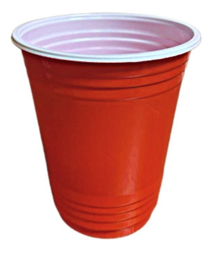 Copo Americano 400ml Vermelho Red Cup Beer Pong 100 Unidades