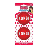 Kong Signature Balls 2 Unidades Para Tu Mascota Talla M