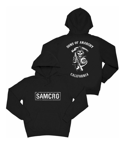 Sudadera Con Gorro Sons Of Anarchy Jax Motos Rock Adulto Xxl