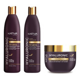 Kativa Luxury Hyaluronic Kit  · Shampoo, Acond Y Tratamiento