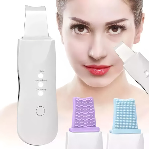 Limpiador Facial Ultrasonico Skin Scrubber Exfoliador Piel