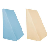 Kit 2 Capas Para Triângulo Malha 100% Algodão Azul E Cru