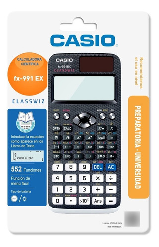 Calculadora Cientifica Casio Fx-991ex 552 Fun |envio Gratis|