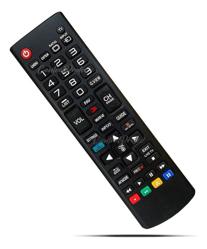 Control Remoto Led Smart Tv Para Akb73715664 LG 3d La6200