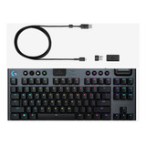 Teclado Gamer Logitech G915 Tkl Mecánico Inalámbrico Rgb 