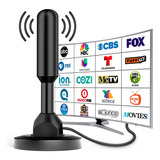 Antena Hd Tv Digital Abierta 360 Coaxial Interior / Exterior