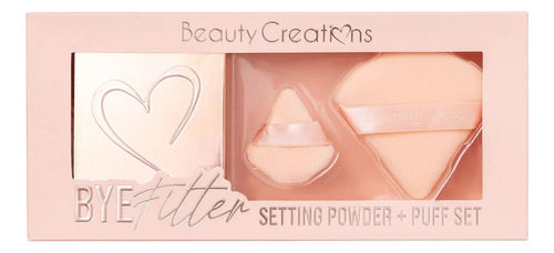 Set Polvo Translucido + Esponjas Bye Filter Beauty Creations