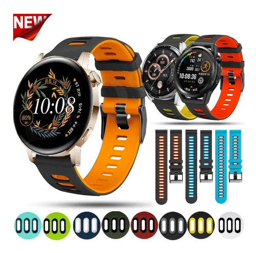 Correa Bicolor Para Samsung Gear S3 / Galaxy Watch 46 - 22mm