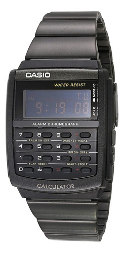Casio Vintage Calculator Watch Black