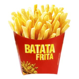 Caixa Embalagem Batata Frita 11x11 Clássica 100 Unidades Cor Vermelho Batata Frita