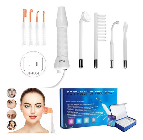 Instrumento De Alta Frecuencia Cuidado Facial Bivolt