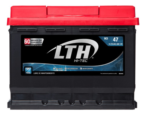 Batería Acumulador Lth Hi Tec H-47(ln2)-600
