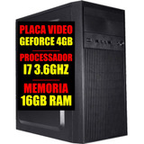 Pc Gamer Barato Placa Geforce 4gb / Intel Core I7 / 16gb Ram