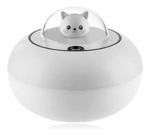 Humidificador De 130 Ml En Forma De Gato Con Luces Led