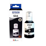 Botella Tinta Epson 504 T504120 127ml Negra Imp L4150 L4160