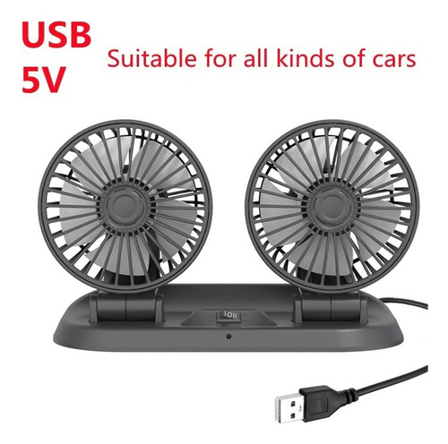 Ventilador Universal De Doble Cabezal Para Camiones Grandes