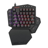 Teclado Mecánico Redragon Una Mano Diti K585rgb Switch Brown