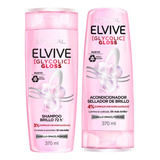 Pack Elvive Glycolic Gloss Shampoo + Acondicionador