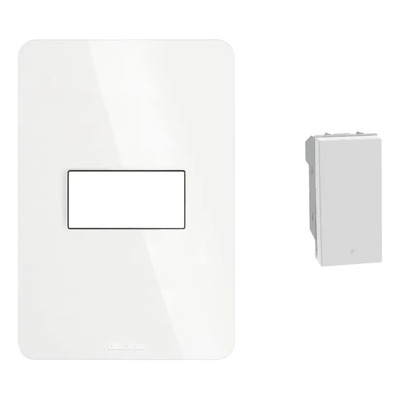 Placa Interruptor 4 Vías Bticino GO Blanco 15A 127V | MercadoLibre