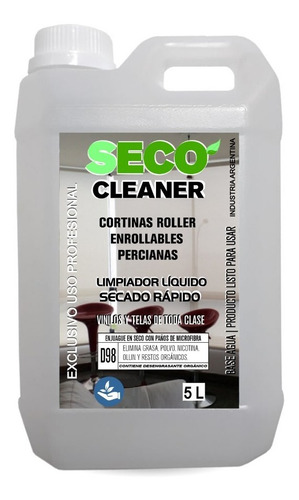 Limpiador En Seco Cortinas/roller 5 L Tela/plástico