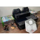 Xbox One + Kinect + 2 Controles Com Bateria + 12 Jogos + Disney Infinity (em Perfeito Funcionamento)